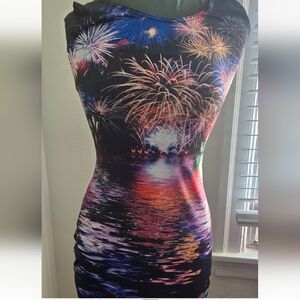 "BLACKMILK FIREWORK" MEDIUM DRESS